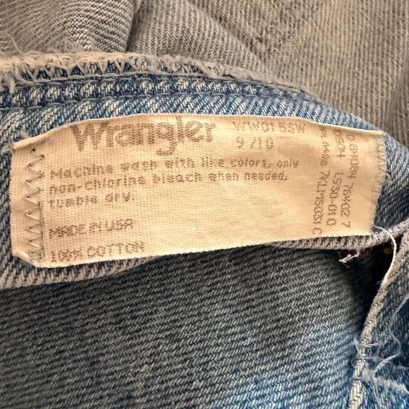 Wrangler Light Blue Jean Shorts - Picture 3 of 5